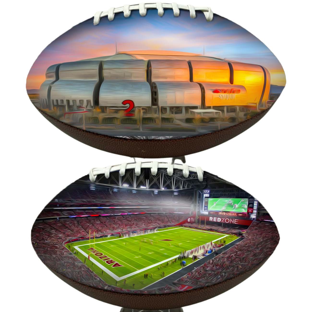 State Farm Stadium Football Digital Painting Series