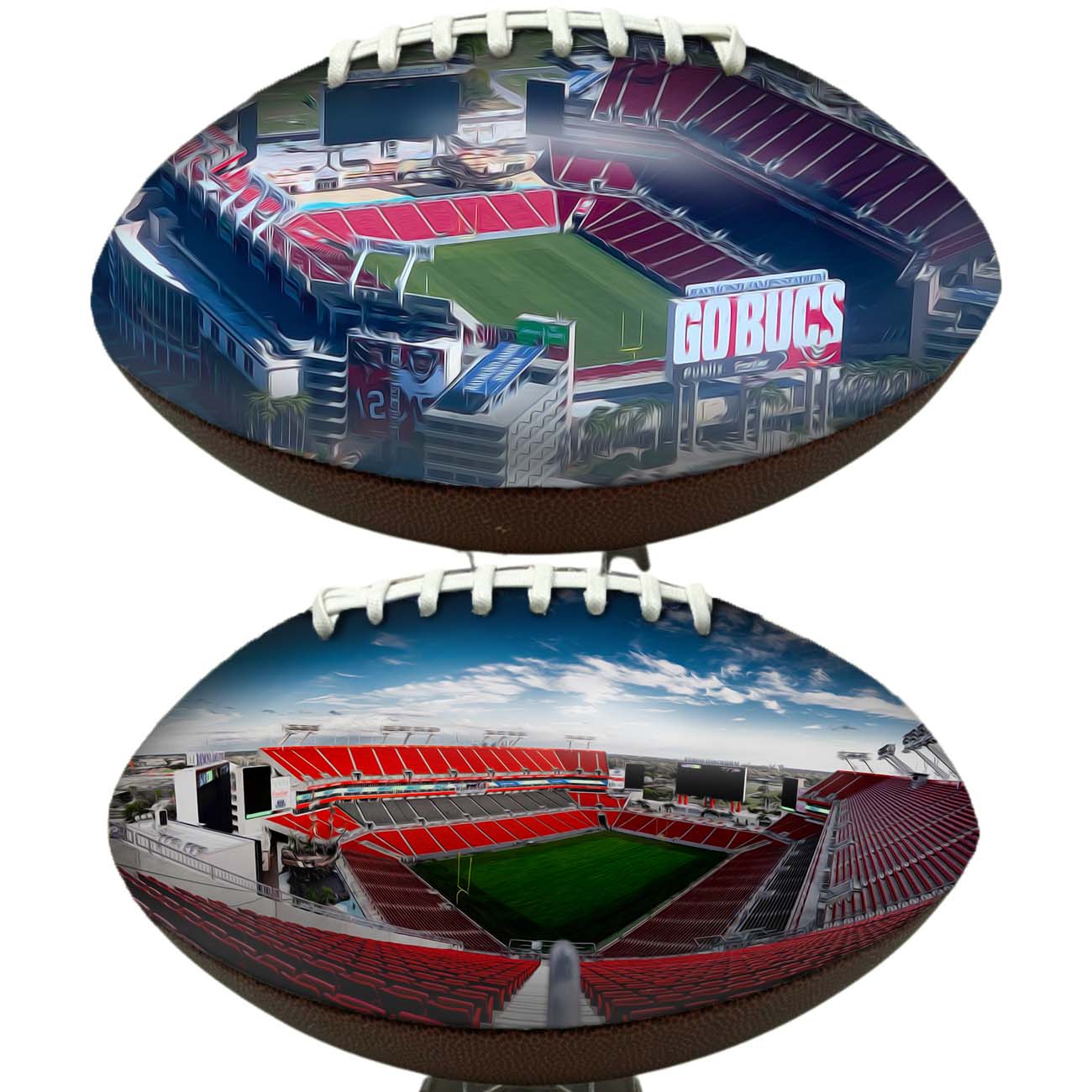 Raymond James Stadium Football Digital Painting Series