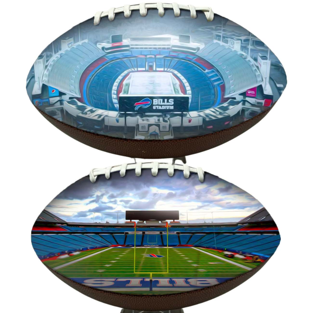 Highmark Stadium Football Digital Painting Series