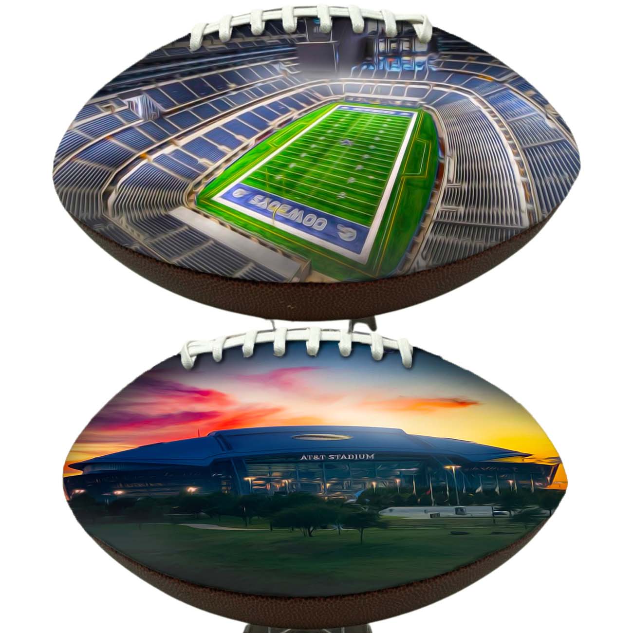 AT&T Stadium Football Digital Painting Series
