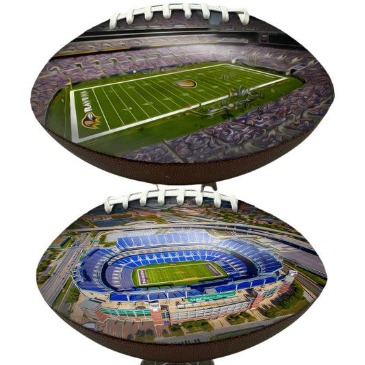 M&T Bank Stadium Football Digital Painting Series