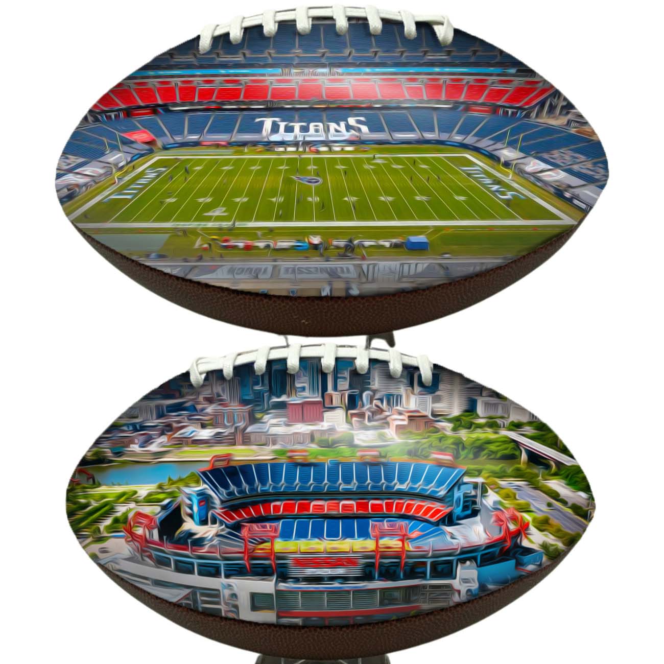 Nissan Stadium Football Digital Painting Series
